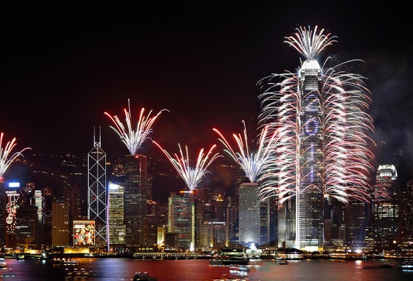 Ano Novo em Hong Kong