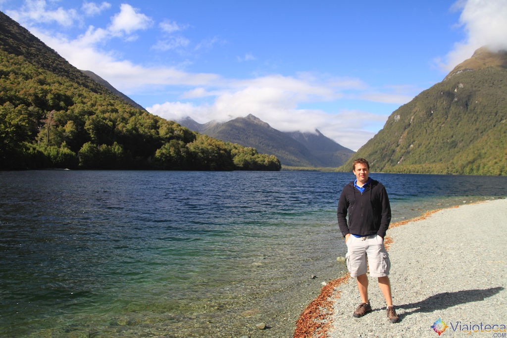 Estrada para o Milford Sound na Nova Zelândia