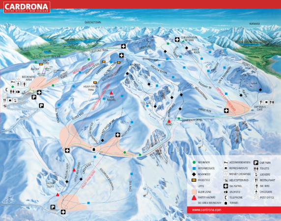 Mapa Cardrona