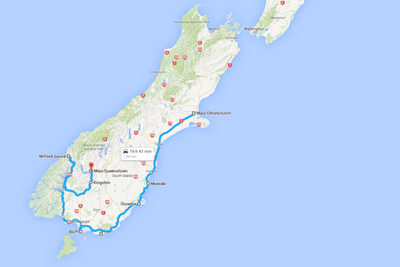 Roteiro parte 1 Viagem Ilha Sul Nova Zelândia Campervan