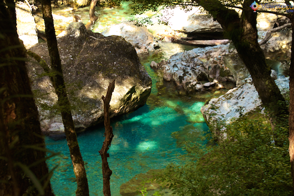 Routeburn River na Nova Zelândia