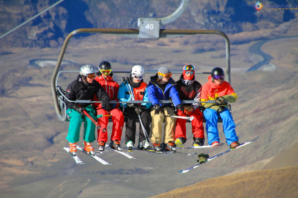 Teleférico no Home Basin em Treble Cone