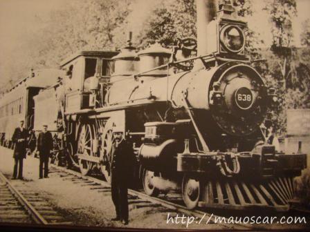Antiga Locomotiva Maria Fumaça D. & W.R.R. Denver Expre