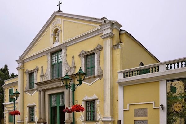 Igreja centro histórico de Macau