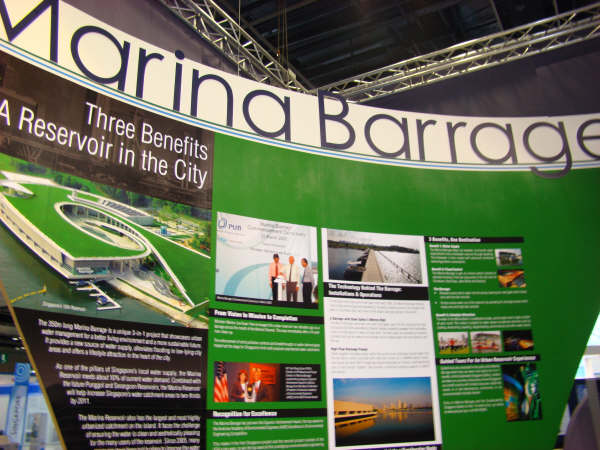 Marina Barrage Stand