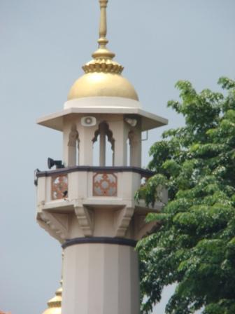 Minarete da Mesquita de Singapura