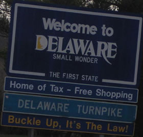 Placa entrada Delaware