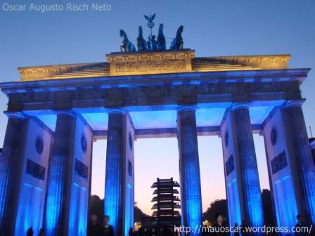 Portao de Brandenburgo - Azul